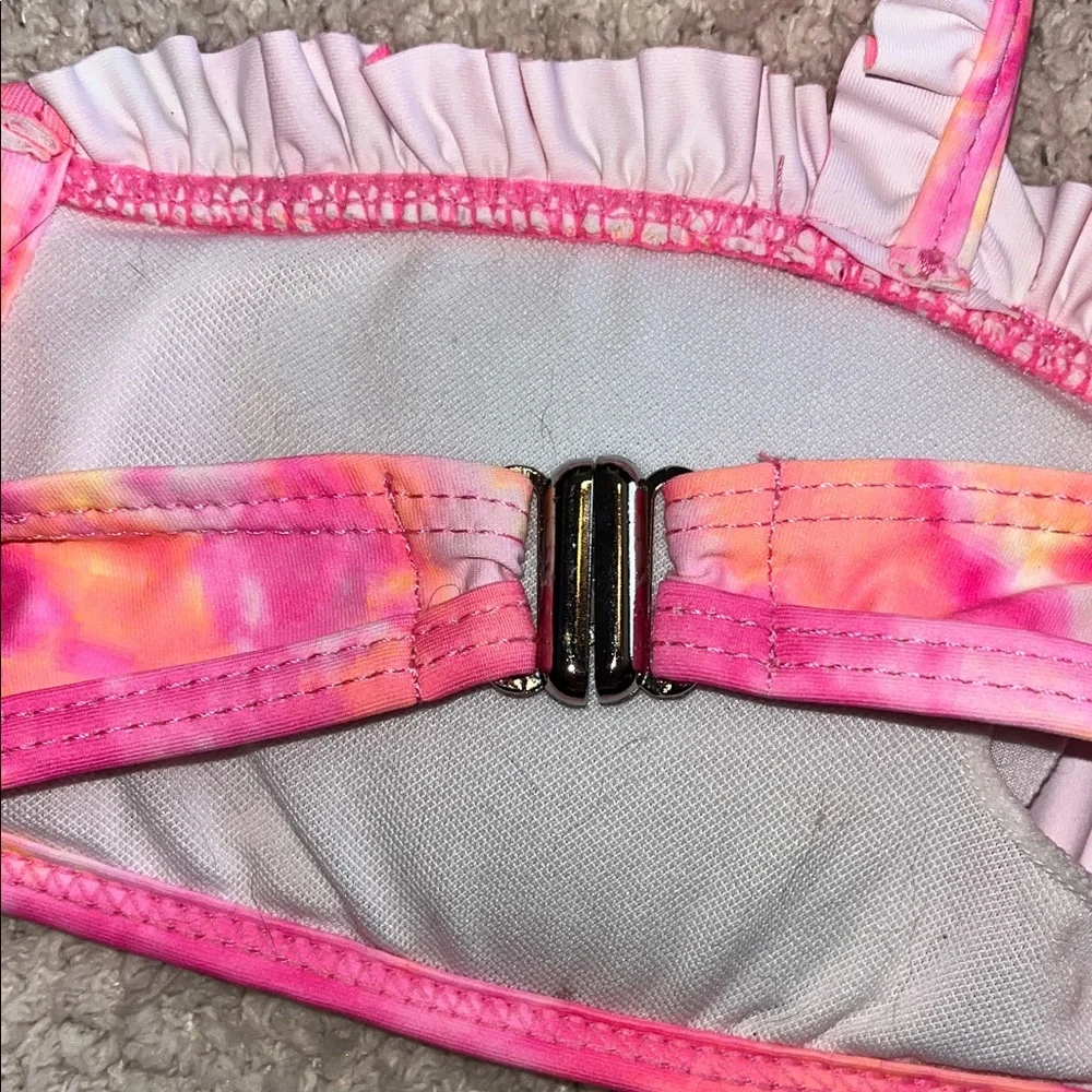 Vibrant Pink and Orange Bikini Set - Picture 7 of 9